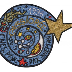 Soyuz TM-24 Space Program Cassiopeia Embroidered patch