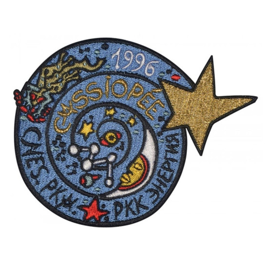 Soyuz TM-24 Space Program Cassiopeia Embroidered patch