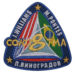 Soyuz TMA-8 Programa espacial ruso Manga Patch # 1