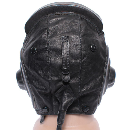 Soviet Pilot summer leather flying helmet