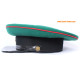 USSR ruso NKVD Fronteras Tropas Oficiales Sombrero de visera verde