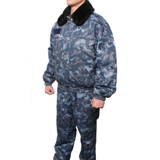 Ucraini ufficiali di polizia blu urbano camo inverno uniforme Militia 56-5 (US 46)