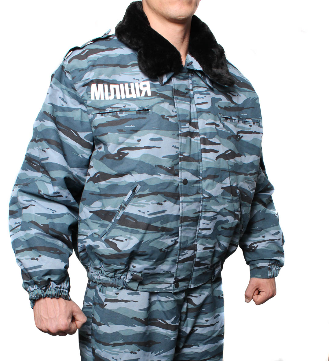 Ukraine Police Special Forces Officers winter urban uniform