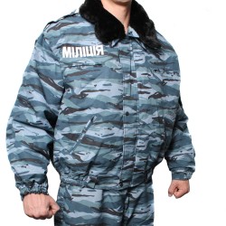Officier des forces spéciales de la police d'Ukraine uniforme urbain d'hiver Milice 60/5 US 50