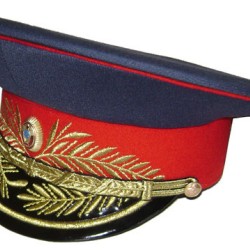 Sombrero de visera general de la policía militar del ejército soviético