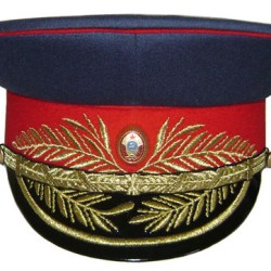 Sombrero de visera general de la policía militar del ejército soviético