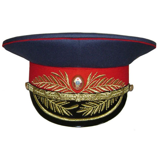 Soviétique générale de la police militaire de l'armée visière chapeau