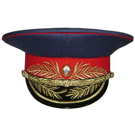 Cappello sovietico polizia militare dell'esercito generale visiera