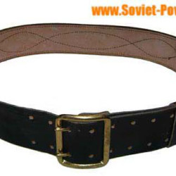 Ceinture + étui cuir noir OFFICIER MARINES