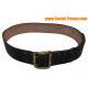 MARINES OFFICER black Leather belt + holster