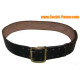 Ceinture + étui cuir noir OFFICIER MARINES