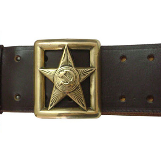 Soviet Generals military parade gilt leather belt