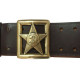 Soviet Generals military parade gilt leather belt