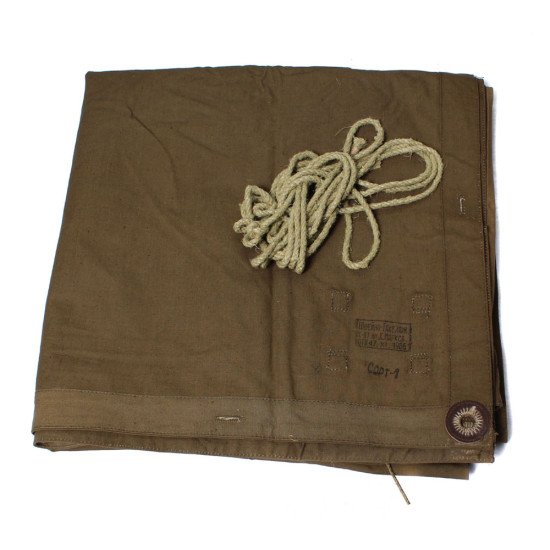 Soviet Military GROUNDSHEET (tent + raincoat)