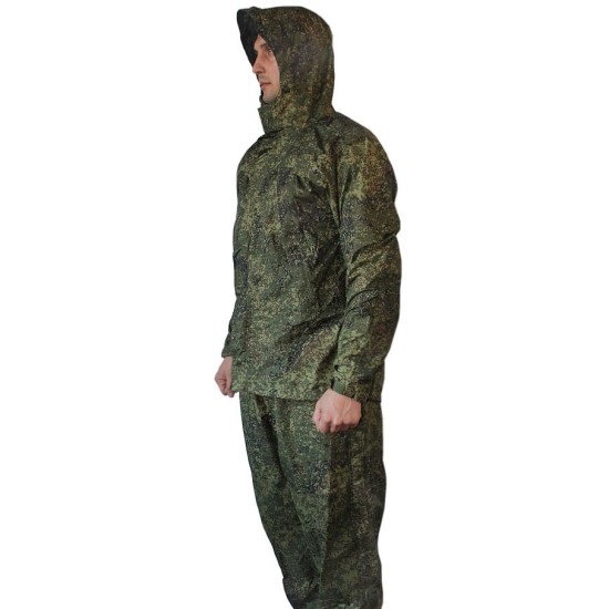 Russian digital camo military Raincoat uniform