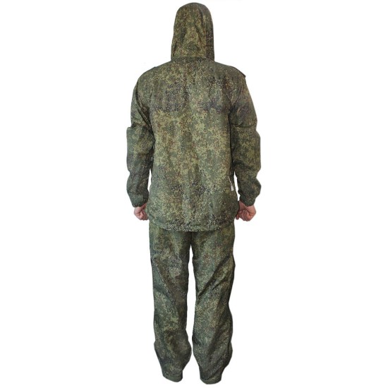 Russian digital camo military Raincoat uniform