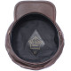 Soviet Officers brown leather hat