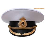 Buque de la marina de guerra rusa capitán desfile visera