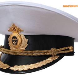 Buque de la marina de guerra rusa capitán desfile visera