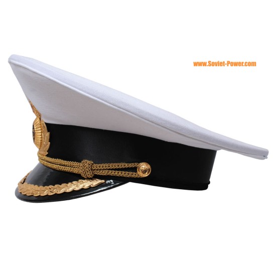 Russische Marine Flotte Kapitän Parade Schirmmütze