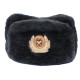Sombrero Ushanka de piel de oveja de la guardia fronteriza del ejército soviético Sombrero Ushanka de piel de oveja de la guardia fronteriza del ejército soviético