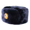 ソビエト警察官の羊の毛皮USHANKA冬の帽子
