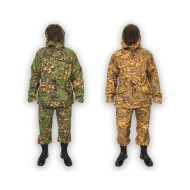 Uniforme da mascheramento mimetica rana Tuta BDU reversibile tattica su 2 lati Tipo Ratnik Uniforme mimetica Partizan Airsoft