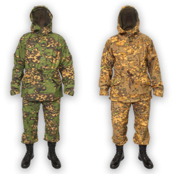 Uniforme de enmascaramiento de camuflaje de rana, traje BDU reversible táctico de 2 lados, tipo Ratnik, uniforme de camuflaje Partizan Airsoft