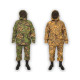 Frog camo Masking Uniform Tactical 2-sided reversible BDU suit Ratnik type Partizan camo Airsoft uniform