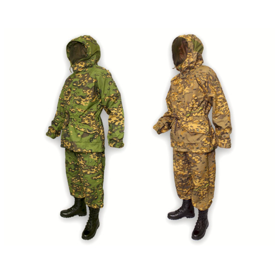 Uniforme de enmascaramiento de camuflaje de rana, traje BDU reversible táctico de 2 lados, tipo Ratnik, uniforme de camuflaje Partizan Airsoft