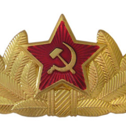 USSR Army Officer parade hat badge cockade