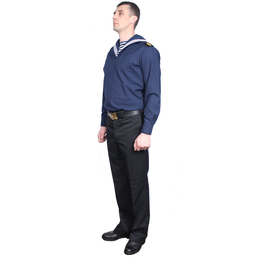 camisa azul marino con pantalon
