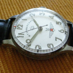 Soviet wristwatch POBEDA mechanical Victory Shturmanskie USSR watch
