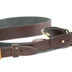 Leather shoulder sling Portupeya (ONLY) for belt