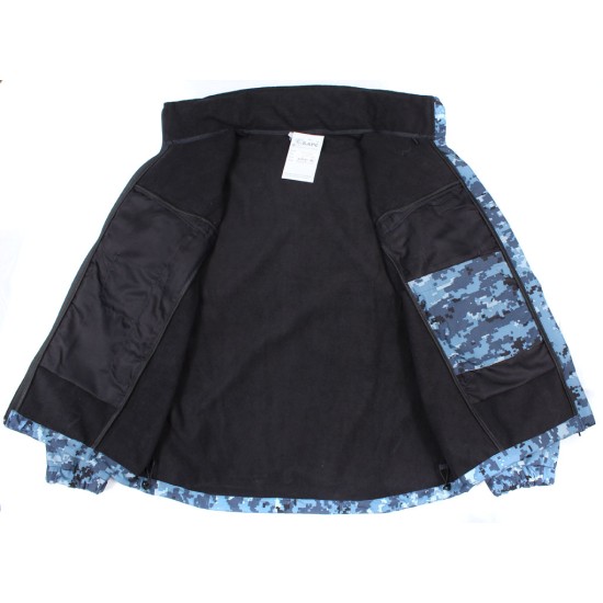BLUE DIGITAL demi season camo Softshell jacket BLUE DIGITAL demi season camo Softshell jacket