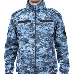 BLUE DIGITAL Russian demi season camo Softshell jacket