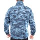 Temporada media digital rusa azul Chaqueta de camuflaje Softshell