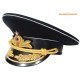 Sovietico / russo Navy flotta Cappello ammiraglio nero URSS visiera