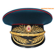 Soviet military Artillery General visor hat USSR Red Army headwear