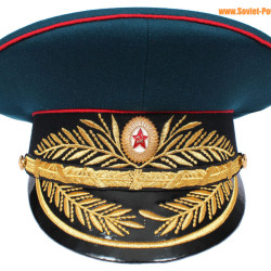 Sombrero de visera general de artillería militar soviética Sombrero del Ejército Rojo de la URSS