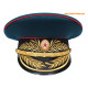 ソビエト軍砲兵将軍バイザー帽子ソ連赤軍帽子