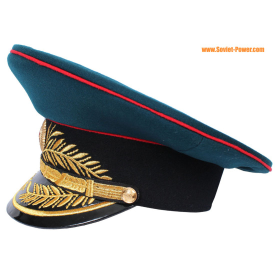 Sombrero de visera general de artillería militar soviética Sombrero del Ejército Rojo de la URSS