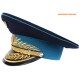 Russe / soviétique Air Force General bouchon visière bleue