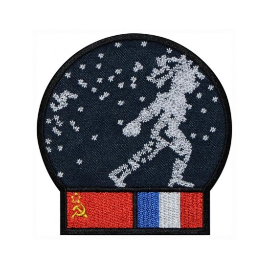Soyuz T-6 Interkosmos Soviet embroidery Space Patch