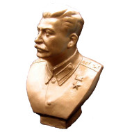Bust of the Soviet leader Stalin