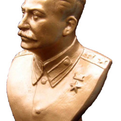 Busto del leader sovietico Stalin