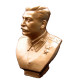 ソビエト指導者スターリンの胸像