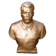Buste du dirigeant soviétique Joseph Vissarionovich Staline