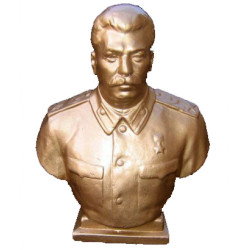 Bust of the Soviet leader Joseph Vissarionovich Stalin