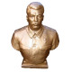 Busto del leader sovietico Joseph Vissarionovich Stalin